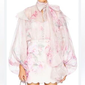 Zimmermann blouse size 0 and skirt size 0 set of 2